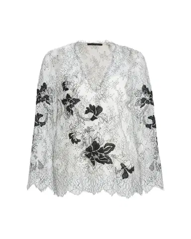 Kobi Halperin Devyn Scalloped Floral Lace Blouse | Thumbnail 1 Kobi Halperin Devyn Scalloped Floral Lace Blouse | Thumbnail 1