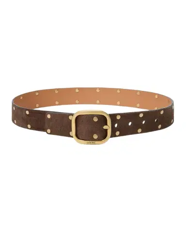 LOEWE Rounded Suede Belt | Thumbnail 1