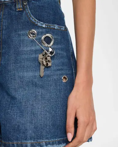 Marc Jacobs Grommet Denim Shorts | Thumbnail 5