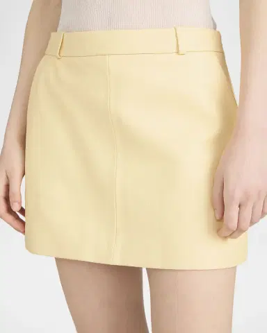 FRAME The Leather Mini Skirt | Thumbnail 5 FRAME The Leather Mini Skirt | Thumbnail 5