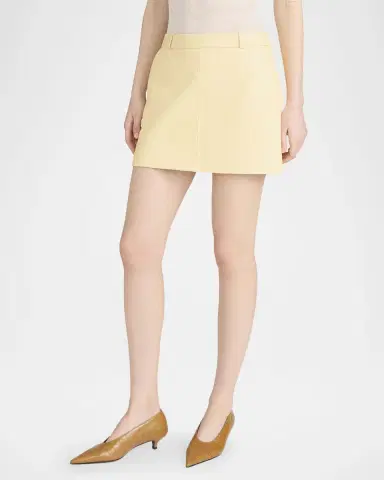FRAME The Leather Mini Skirt | Thumbnail 6 FRAME The Leather Mini Skirt | Thumbnail 6