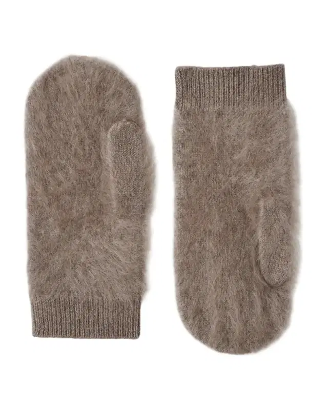 Lisa Yang Brushed Cashmere Mittens