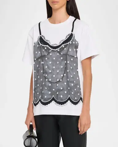 Marc Jacobs Trompe L 'Oeil Cami T-Shirt | Thumbnail 4 Marc Jacobs Trompe L 'Oeil Cami T-Shirt | Thumbnail 4
