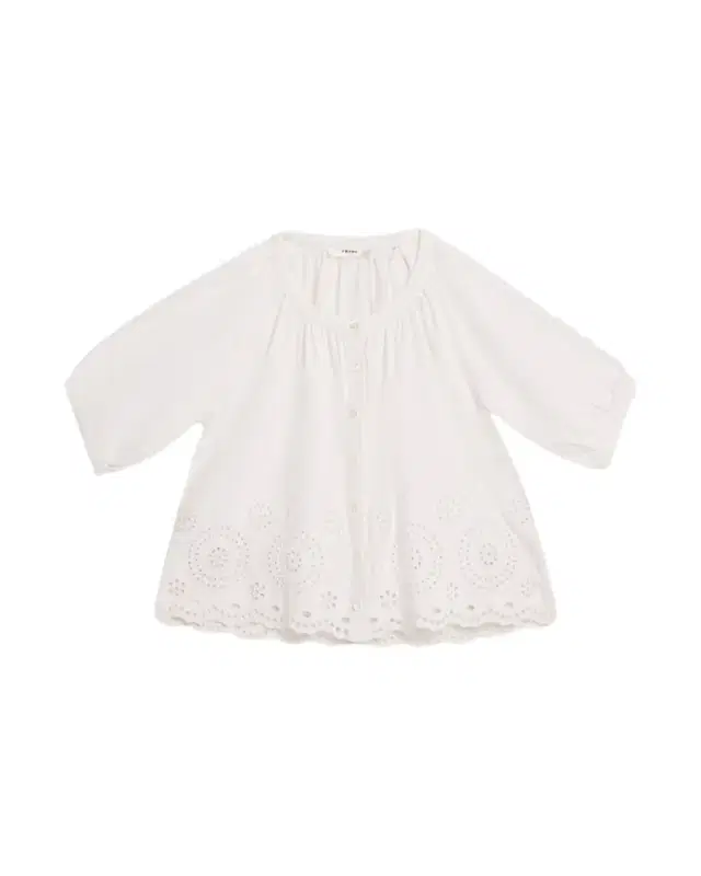 FRAME The Eyelet Resort Blouse