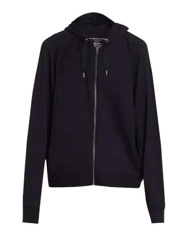 Majestic Filatures Stretch Zip Hoodie