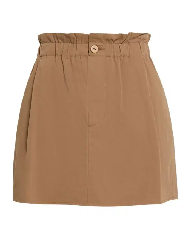 Vince Mid-Rise Cotton Mini Skirt