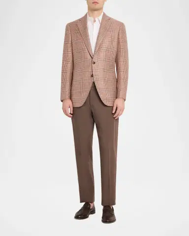 Cesare Attolini Men's Plaid Cashmere-Blend Sport Jacket | Thumbnail 2