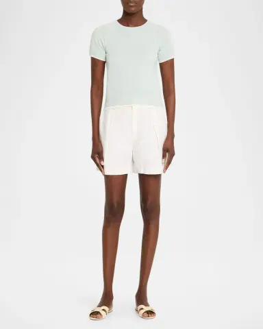 Vince Short-Sleeve Double-Layer Tee | Thumbnail 2 Vince Short-Sleeve Double-Layer Tee | Thumbnail 2