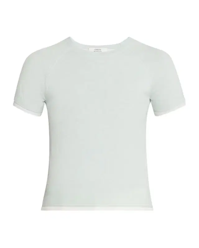 Vince Short-Sleeve Double-Layer Tee