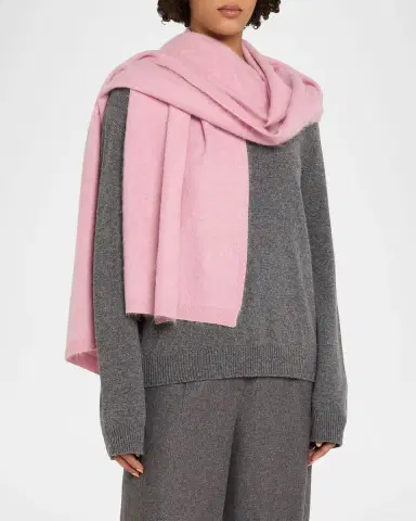 Lisa Yang Brushed Cashmere and Silk Scarf | Thumbnail 3