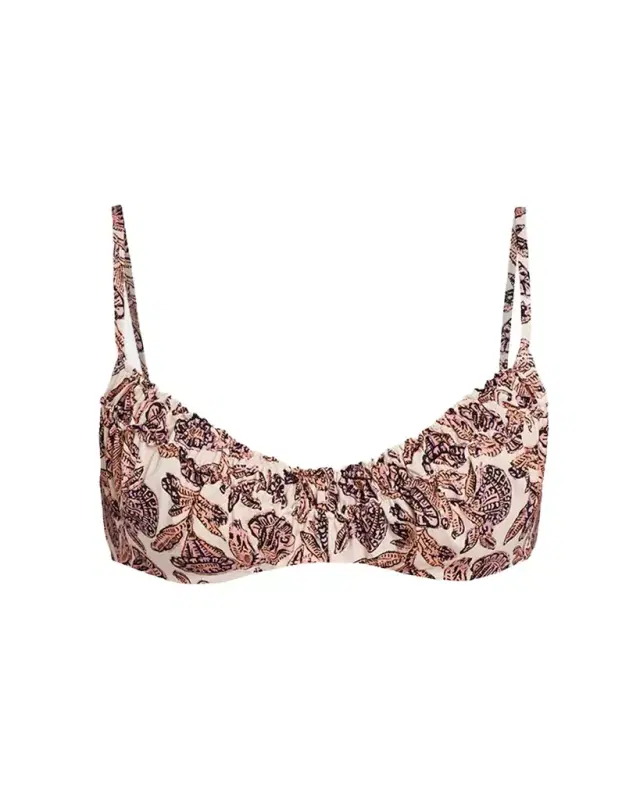 Jaya Ruched Bikini Top