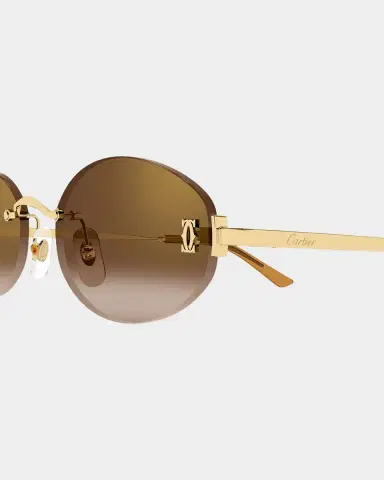 Cartier Signature C de 55mm Oval Sunglasses | Thumbnail 3