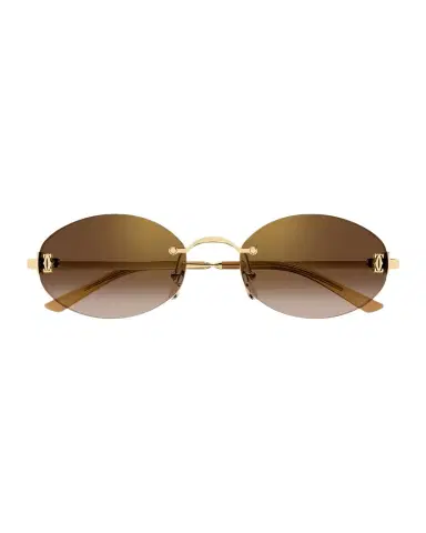 Cartier Signature C de 55mm Oval Sunglasses | Thumbnail 1