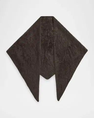 Lisa Yang Brushed Cashmere Bandana Scarf | Thumbnail 3