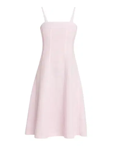 L'Agence Mitzy Seamed Linen Midi Dress | Thumbnail 1