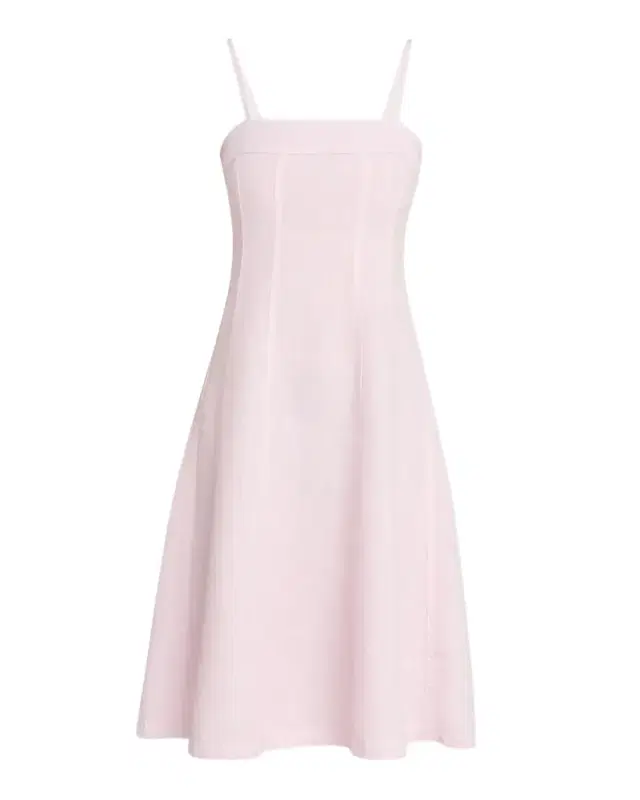 L 'Agence Mitzy Seamed Linen Midi Dress