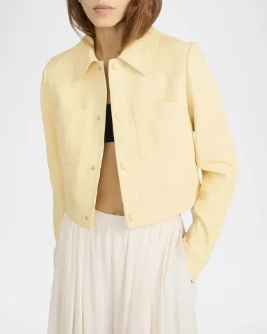 FRAME The Small Leather Jacket | Thumbnail 5 FRAME The Small Leather Jacket | Thumbnail 5