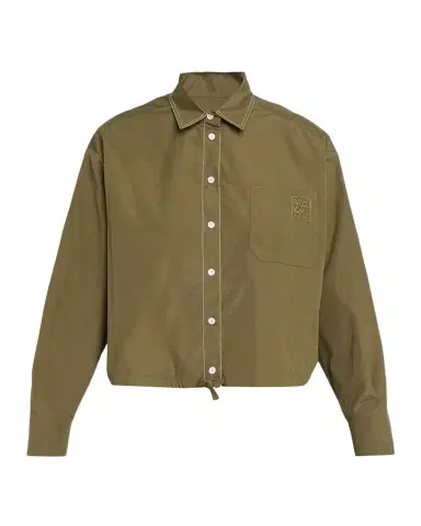 Marni Cotton Boxy Fit Button-Down Shirt | Thumbnail 1