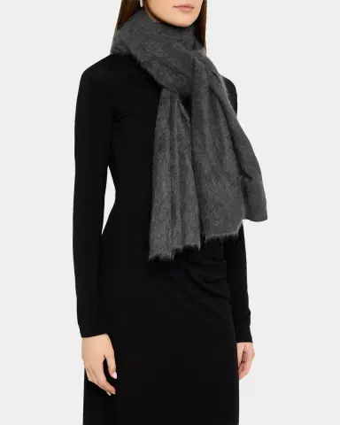 Lisa Yang Brushed Cashmere and Silk Scarf | Thumbnail 3