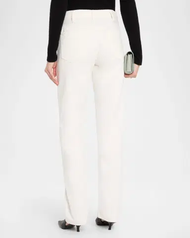 Nili Lotan Briana Mid-Rise Straight-Leg Jeans | Thumbnail 3 Nili Lotan Briana Mid-Rise Straight-Leg Jeans | Thumbnail 3