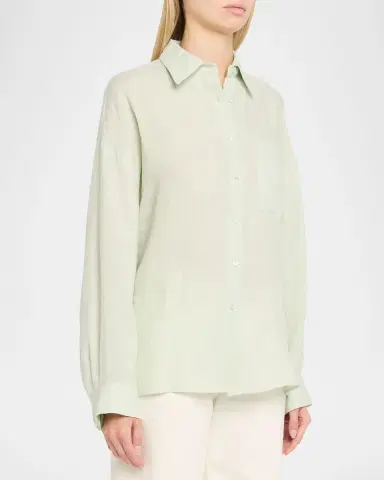 TWP Something Borrowed Linen Shirt | Thumbnail 4 TWP Something Borrowed Linen Shirt | Thumbnail 4