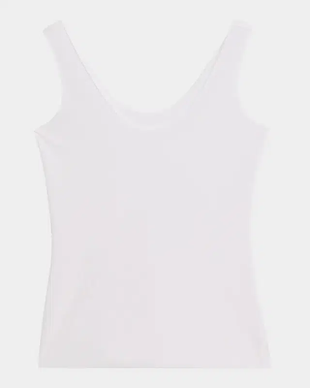 Scoop-Neck Cotton Tank Top