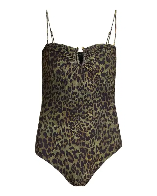 Nili Lotan Leopard One-Piece Swimsuit