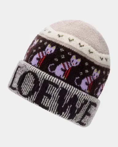 Loewe x Louis Wain Futurist Cat Beanie | Thumbnail 3