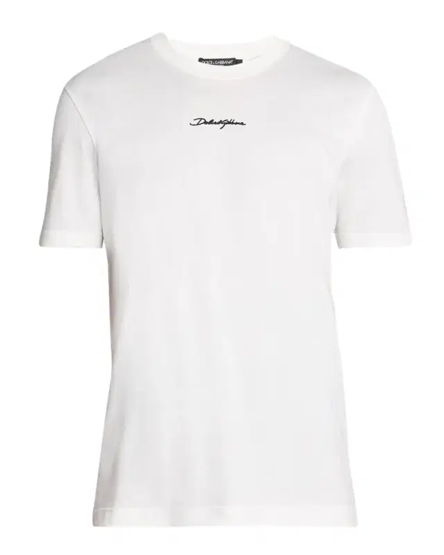 Men 's Cotton Logo Signature T-Shirt