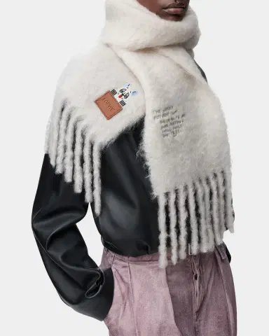 Loewe x Louis Wain Mohair and Wool Blend Scarf | Thumbnail 2