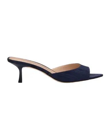 Stuart Weitzman 50mm Lexington Moire Mules | Thumbnail 1