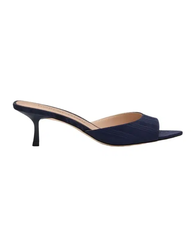 Stuart Weitzman 50mm Lexington Moire Mules