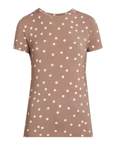 L'AGENCE Ressi Short-Sleeve Polka Dot Tee | Thumbnail 1