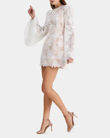 HELSI Nicole Flare-Sleeve Lace Mini Dress | Thumbnail 4 HELSI Nicole Flare-Sleeve Lace Mini Dress | Thumbnail 4