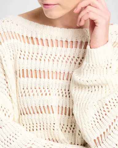 TWP Wide-Neck Open Stitch Sweater | Thumbnail 5 TWP Wide-Neck Open Stitch Sweater | Thumbnail 5