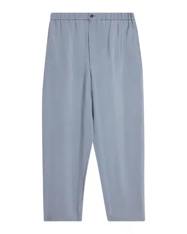 Giorgio Armani Men's Silk Wide-Leg Trousers | Thumbnail 1