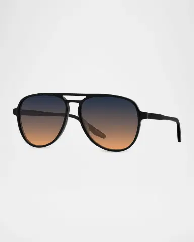 BARTON PERREIRA Hartmann 55mm Acetate Aviator Sunglasses | Thumbnail 3