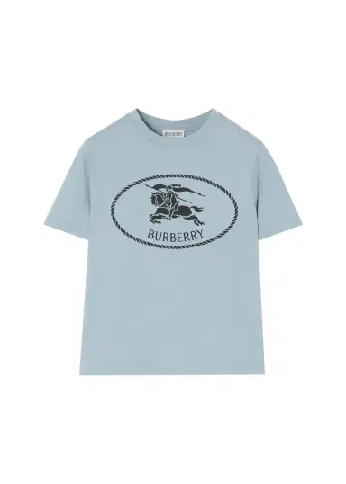 Burberry Boy's Knight Stamp Cotton T-Shirt | Thumbnail 3 Burberry Boy's Knight Stamp Cotton T-Shirt | Thumbnail 3