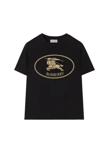 Burberry Boy's Knight Stamp Cotton T-Shirt | Thumbnail 1 Burberry Boy's Knight Stamp Cotton T-Shirt | Thumbnail 1