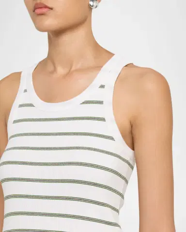 Vince Stripe Scoop-Neck Tank Top | Thumbnail 5