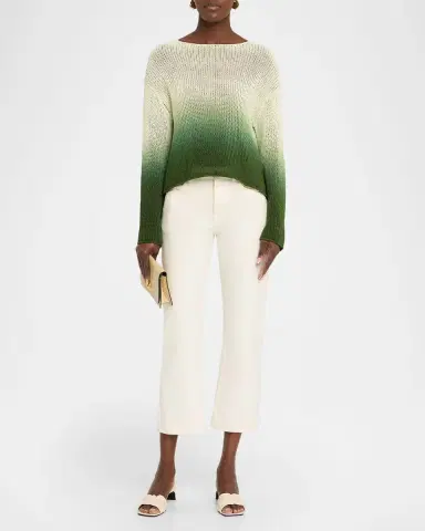 Vince Dip-Dye Cotton Sweater | Thumbnail 2 Vince Dip-Dye Cotton Sweater | Thumbnail 2