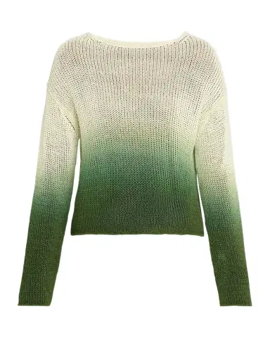 Vince Dip-Dye Cotton Sweater | Thumbnail 1 Vince Dip-Dye Cotton Sweater | Thumbnail 1