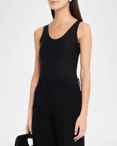 Commando Scoop-Neck Cotton Tank Top | Thumbnail 4 Commando Scoop-Neck Cotton Tank Top | Thumbnail 4
