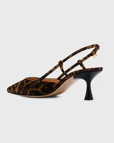 Gianvito Rossi Ascent Calfskin Slingback Pumps | Thumbnail 4