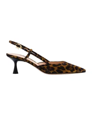 Gianvito Rossi Ascent Calfskin Slingback Pumps | Thumbnail 1
