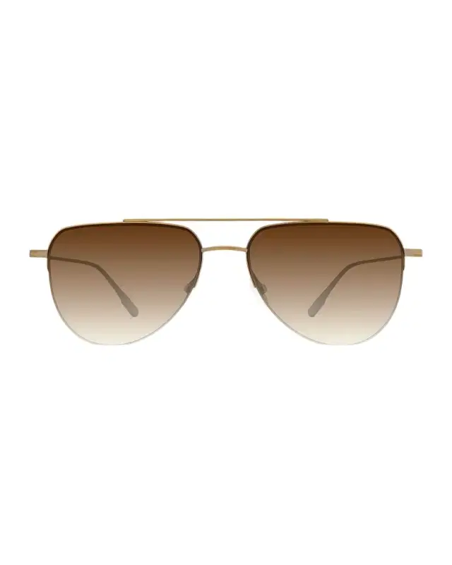 Barton Perreira McNair 55mm Titanium Aviator Sunglasses
