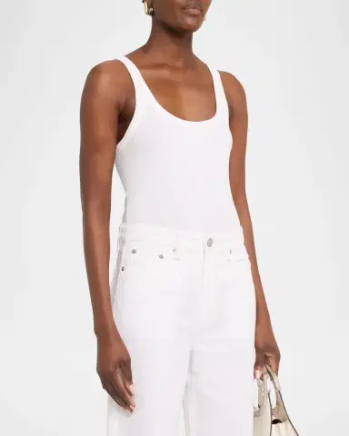 rag & bone The Essential Ribbed Tank Top | Thumbnail 4 rag & bone The Essential Ribbed Tank Top | Thumbnail 4