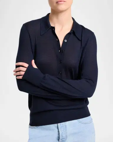 TWP Uma Cashmere Henley | Thumbnail 4