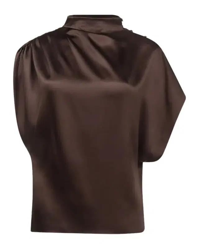 TWP Wish You Would Draped Silk Blouse