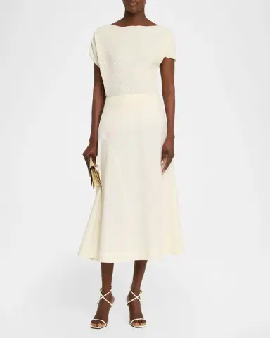 Vince Directional Pleated Top | Thumbnail 2 Vince Directional Pleated Top | Thumbnail 2